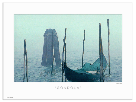 Gondola Poster | The European Series is a collection of photos that capture the spirit and essence of old Europe.