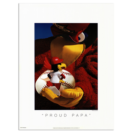 Proud Papa Poster | The Baseball Fine Art Series is a collection of art photos that glorify, our great national pastime, BASEBALL.