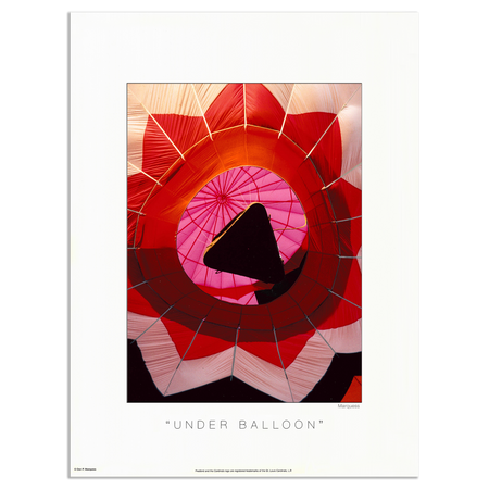 Under Ballon Poster | The Great Balloon Race Series is a collection of unusual close-up photos. Check out these vibrant works of modern art.