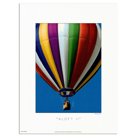 Aloft II Poster | The Great Balloon Race Series is a collection of unusual close-up photos. Check out these vibrant works of modern art.