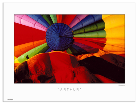 Arthur Poster | The Great Balloon Race Series is a collection of unusual close-up photos. Check out these vibrant works of modern art.