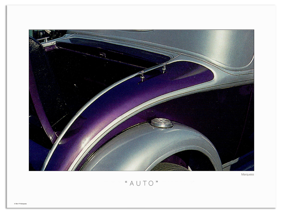 Auto Poster | The Autographics Series is a collection of photos that highlight some of the beautiful and unusual details of vintage cars.