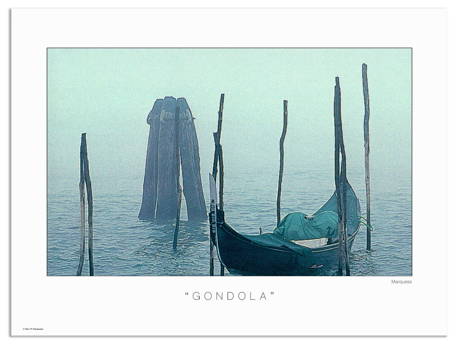 Gondola Poster | The European Series is a collection of photos that capture the spirit and essence of old Europe.