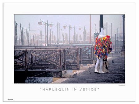 Harlequin In Venice Poster | The European Series is a collection of photos that capture the spirit and essence of old Europe.