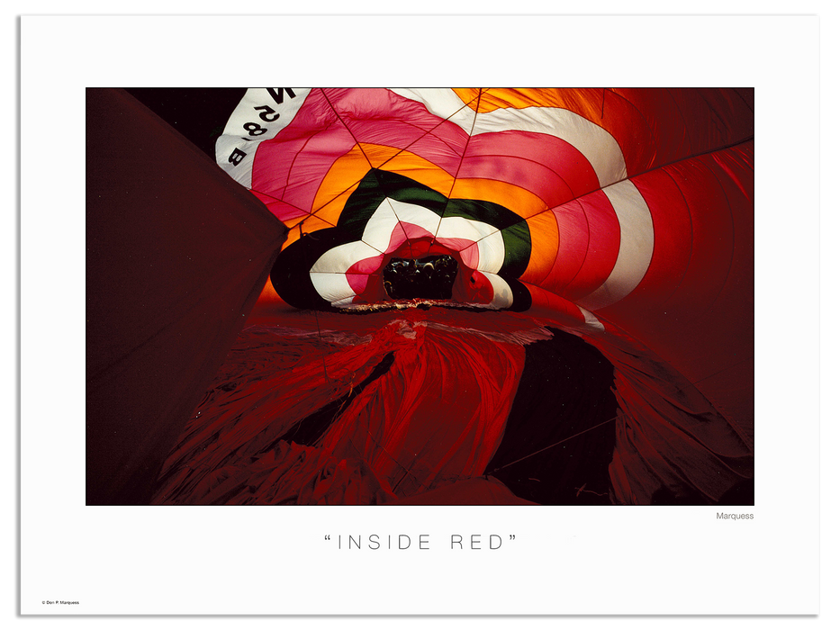 Inside Red Poster | The Great Balloon Race Series is a collection of unusual close-up photos. Check out these vibrant works of modern art.