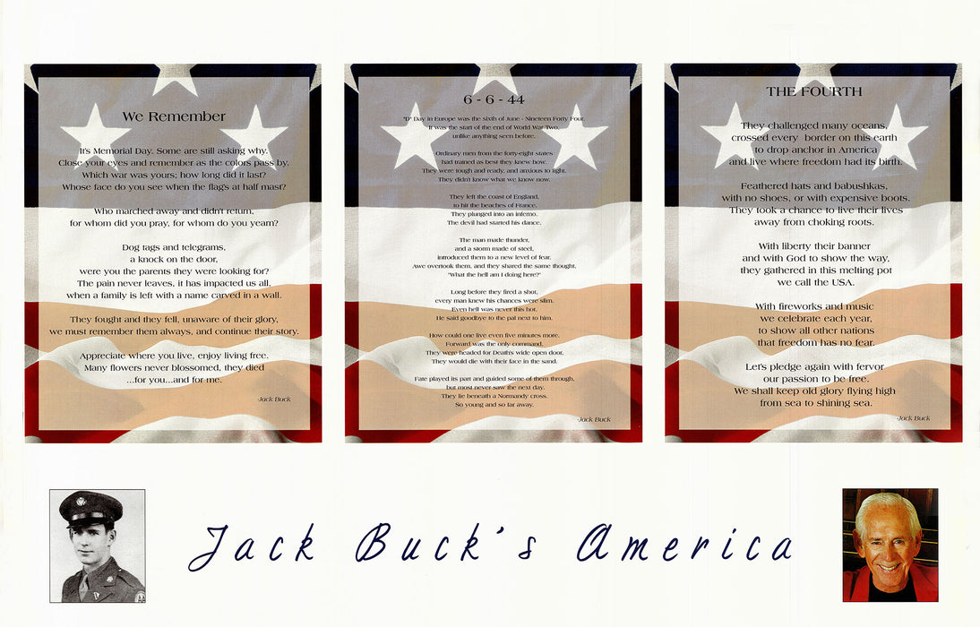 Jack Buck's America Poster | The Baseball Fine Art Series is a collection of art photos that glorify, our great national pastime, BASEBALL.