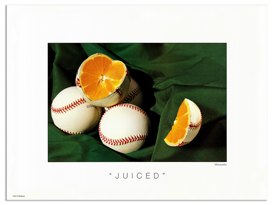 Juiced Poster | The Baseball Fine Art Series is a collection of art photos that glorify, our great national pastime, BASEBALL.