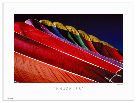 Knickles Poster | The Great Balloon Race Series is a collection of unusual close-up photos. Check out these vibrant works of modern art.