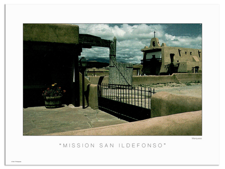 Mission San Ildefonso Poster | The Southwestern Series is a collection of beautiful and unusual photos of our great West.