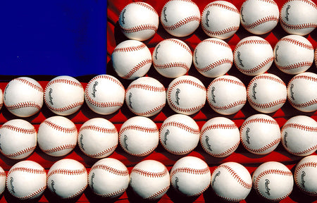 Old Glory | The Baseball Fine Art Series is a collection of art photos that glorify, our great national pastime, BASEBALL.