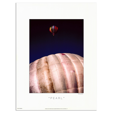 Pearl Poster | The Great Balloon Race Series is a collection of unusual close-up photos. Check out these vibrant works of modern art.