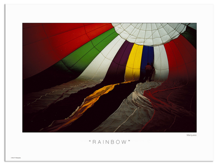 Rainbow Poster | The Great Balloon Race Series is a collection of unusual close-up photos. Check out these vibrant works of modern art.