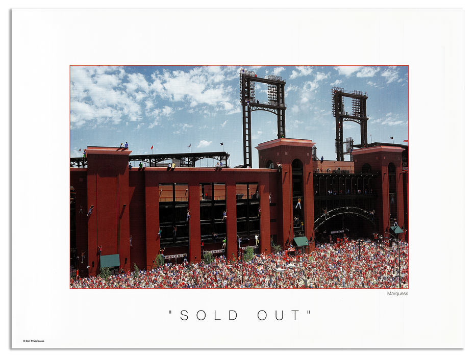 Sold Out Poster | The Baseball Fine Art Series is a collection of art photos that glorify, our great national pastime, BASEBALL.