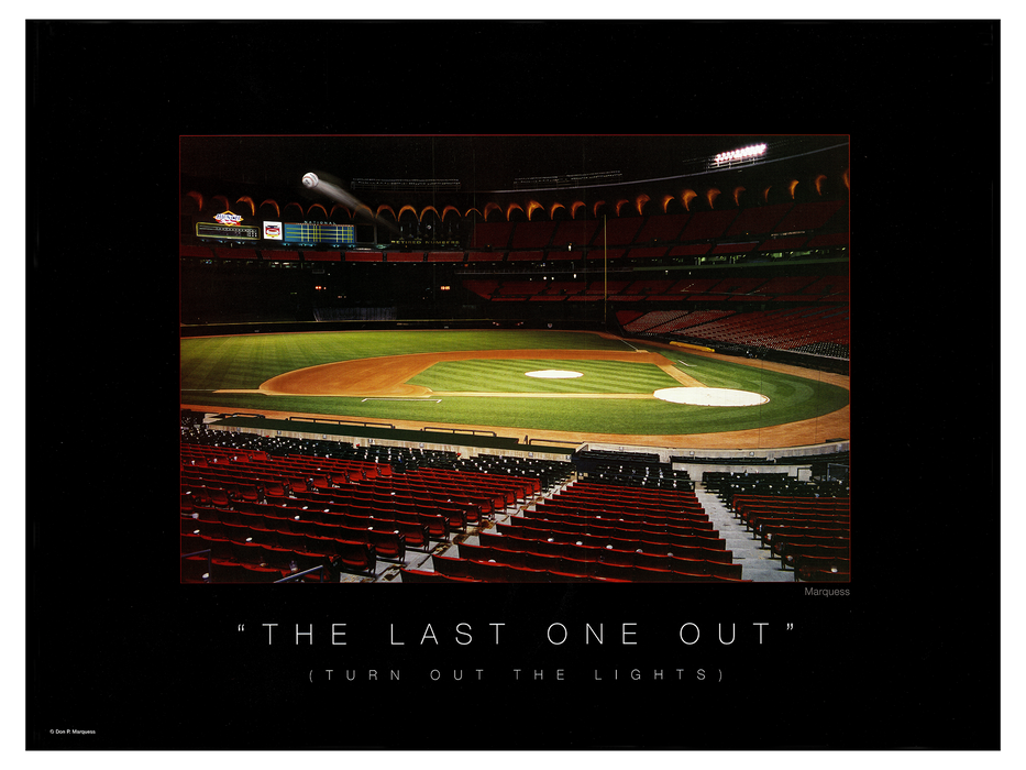 The Last One Out Poster | The Baseball Fine Art Series is a collection of art photos that glorify, our great national pastime, BASEBALL.