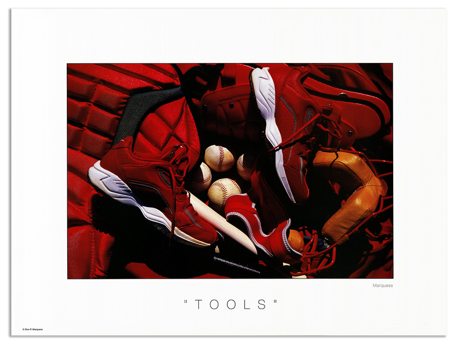 Tools Poster | The Baseball Fine Art Series is a collection of art photos that glorify, our great national pastime, BASEBALL.