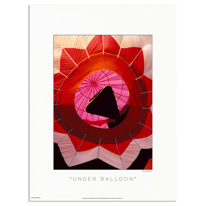 Under Ballon Poster | The Great Balloon Race Series is a collection of unusual close-up photos. Check out these vibrant works of modern art.