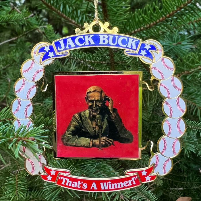 Jack Buck Christmas Tree Ornament
